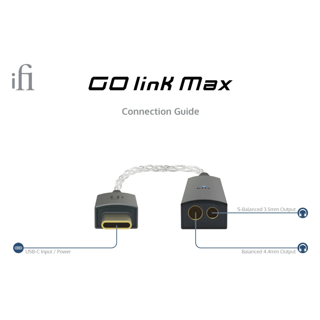 iFi Audio GO Link Max Headphone Dongle DAC & Amp - Image 5